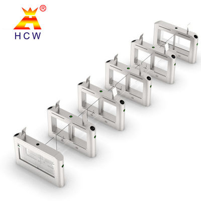 Stainless Steel Pedestrian Turnstile Gate Brushless Motor Swing Turnstile Gate