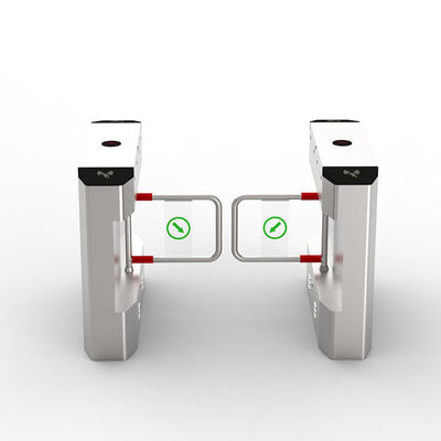 Swiping Card Speed Gate Turnstile Two Way Face Recognition Small Swing Turnstile Gate