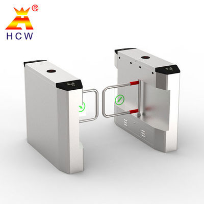 Swiping Card Speed Gate Turnstile Two Way Face Recognition Small Swing Turnstile Gate