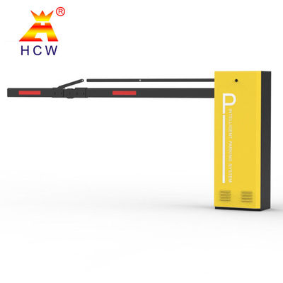 3-6m Length Straight Pole Boom Barrier Gate 200W Security Car Parking Barriers