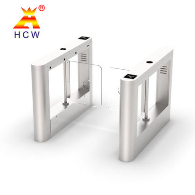 Glass Door Automated Barrier Turnstile Gate 20-30 Persons / Min