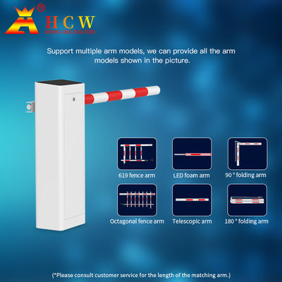 150W Automatic Fence Arm DC Boom Barrier Gate Access Control System for Car Parking Traffic Barriers