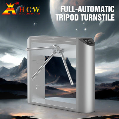 SS304 Stainless Steel Full Automatic Three Arm Tripod Turnstile Gate