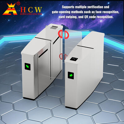 Durable and Corrosion Resistant Barrier Turnstile Gate with One-Way or Two-Way Passage for Secure Access Control