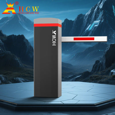 HCW Parking Barrier Gate Motor senza spazzole ad alta velocità 150W Automatico con luce a led per parcheggio
