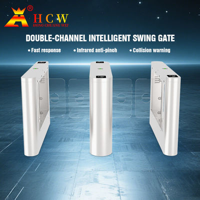 HCW Torniere Porte di sicurezza Supermercato Swing Gate Impronte digitali Torniere Flap Barriera