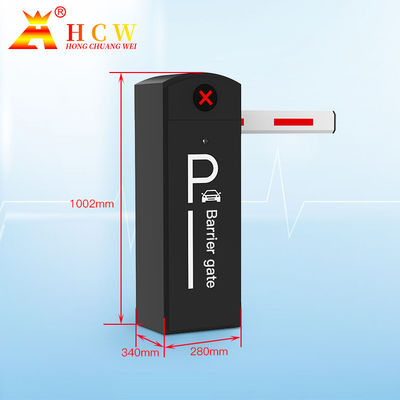 HCW Automatic Pole Barrier Gate Car Parking Lot Swing Gate AC220V/110V