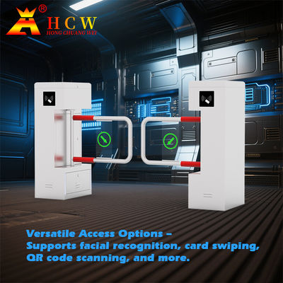 HCW Biometric Face Recognition Turnstile Automatic 3s Pedestrian Security Turnstiles