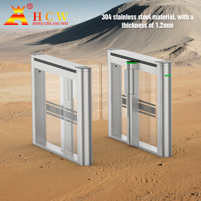 Porta di sicurezza Barriera pedonale Porta di ingresso al supermercato IP54 30-40 persone / min